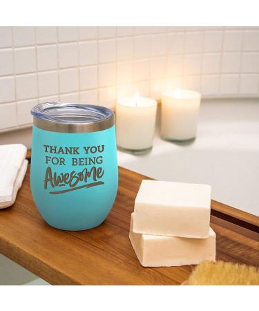 Relaxing Spa Gift Box for Women - Thank You Gifts for Teacher, Nurse, Employee - Encouragement Care Package with Mint Tumbler - 5 Piece Bath Set - Buy Online on GoSupps.com
