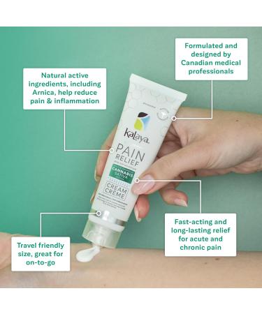Kalaya Extra Strength Pain Relief Cream With Cannabis Sativa Seed Oil (60g Pack of 3) - Natural Active Pain Blocking & Anti inflammatory Ingredients Suitable for Arthritis Neck Shoulder Hand Knee Back Joint & Muscle Pain 60 g (Pack of 3) - Buy Online on GoSupps.com
