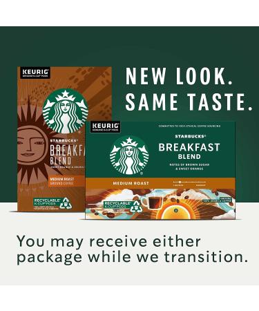 Starbucks Breakfast Blend Medium Roast K-Cup Pods - 60 Count for Keurig Brewers - Buy Online on GoSupps.com