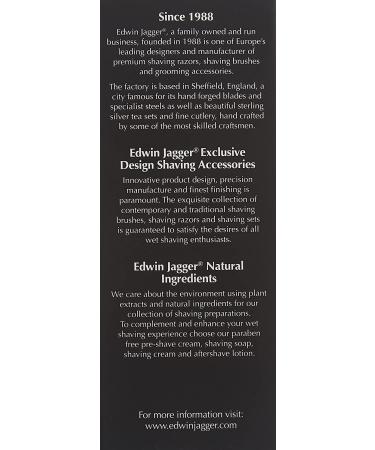 Edwin Jagger Double Edge Safety Razor - Chrome Lined, 3.74x1.61x0.98 Inch (Pack of 1) - Buy Online on GoSupps.com