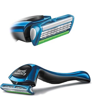 Wilkinson Sword Protector 3 for Men - Smooth Shave Razor with Handle and 1 Blade Refill - Buy Online on GoSupps.com