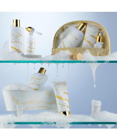 Luxury Spa Gifts for Women | Relaxation & Self-Care Bath Sets | White Rose Jasmine Kit - Perfect Personalized Gifts for Birthdays & Thank You - Buy Online on GoSupps.com