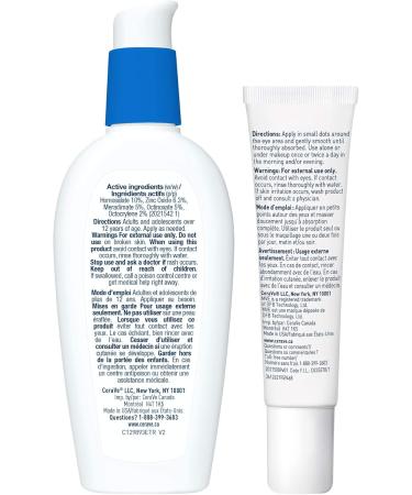 CeraVe Daily Face Lotion and Eye Cream Bundle Face Moisturizer Lotion AM SPF 30 Fragrance Free and Eye Repair Cream with Hyaluronic Acid - Buy Online on GoSupps.com