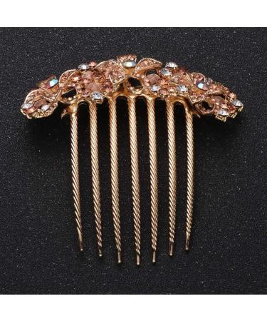 FRCOLOR Bridal Hair Combs Elegant Hairpin Bridal Wedding Hair Combs Flower Hair Clips for Women Crystal Bridal Hair Comb Women Headpiece Rhinestone Headdress Bride Accessories Shine - Buy Online on GoSupps.com