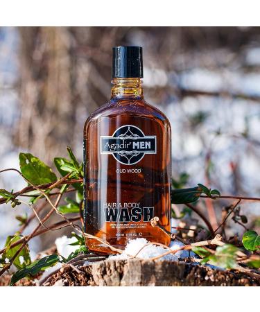 AGADIR Men Hair and Body Wash - 17 Fl Oz | Gentle Cleansing for Hair and Skin - Buy Online on GoSupps.com