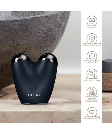 Geske SmartAppGuided Microcurrent Face-Lifter | 6-in-1 Anti-Aging Device | Facial Lifting & Jawline Trainer | Wrinkle Remover & Double Chin Solution - Buy Online on GoSupps.com