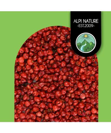 Pink Pepper Whole 250g - 100% Natural Vegan Pink Peppercorns - Additive-Free (Pack of 1) - Buy Online on GoSupps.com