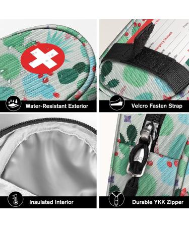 Sithon Epipen Medical Carrier Bag | Portable Emergency Organizer for 2 Epipens Inhalers & Allergy Meds - Isolated Pocket for AUVI-Q & Anti-Histamines - Buy Online on GoSupps.com