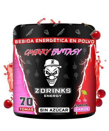 Z ZDRINKS ENERGY Z Drinks - Sugar Free & Powdered Energy Drink - 40 Services - Lollipop Flavour - Low Calorie (16 cal) with Vitamins and Minerals