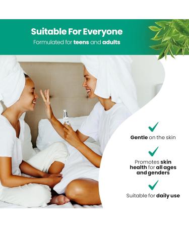 Hyaluronic Acid Serum with Aloe & Green Tea - Hydrating & Blemish Control - Oil-Free 1 Oz for Day & Night - Buy Online on GoSupps.com