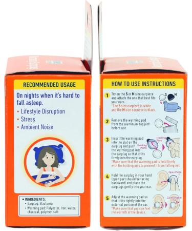 Warming Earplugs | 1 Pair + 4 Warming Pads | Relax & Enjoy Pleasant Warmth - International Shipping Available - Buy Online on GoSupps.com