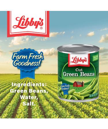 Libby's Cut Green Beans | Naturally Delicious  Mild & Subtly Sweet | Crisp-Tender Bite | No Preservatives | Grown & Made in U.S. | 8 Ounce Can (Pack of 12) - Buy Online on GoSupps.com