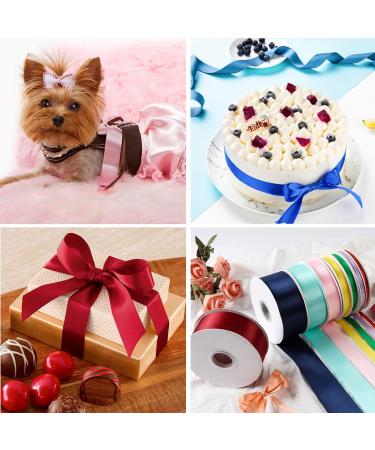 Double Faced Solid Color Ivory Satin Ribbon 1" X 50 Yards Continuous High Density Polyester Ribbon for Gifts Wrapping Wedding Party Crafts Hair Bows Flowers Home DIY Decor Ivory 1" X 50 Yards - Buy Online on GoSupps.com