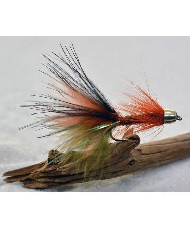 Thin Mint Cone Head Streamer Fly Fishing Flies - 12 Mustad Signature Hooks in #6, #8, #10, #12 | Weighted Trout Streamer Assortment - Buy Online on GoSupps.com