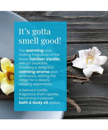 Vanilla Massage Oil - 16oz Silky-Soft Blend for Massage Therapy | Nourishing Sweet Almond Coconut Grape Seed & Jojoba | Scented Body Oil Gift Ideas - Buy Online on GoSupps.com
