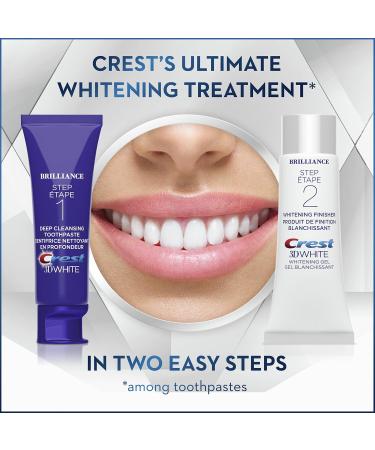 Crest 3D White Brilliance Toothpaste and Whitening Gel 2 Step System - 85 ml and 63 ml Tubes packaging may vary - Buy Online on GoSupps.com