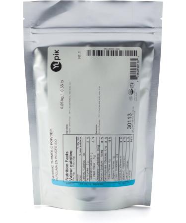 Yupik Organic Turmeric Powder Superfood Non-GMO Vegan Gluten-Free 250g 250 g - Buy Online on GoSupps.com