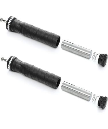 BodyMate Premium Springbell - Anti-Slip Handles 2 Removable Weights & Adjustable Steel Cables for CrossFit & Boxing Training - International Shipping Available - Buy Online on GoSupps.com