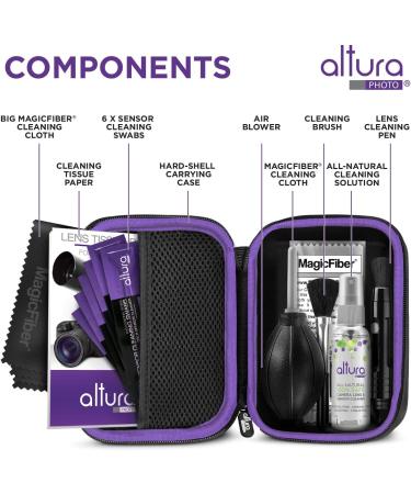 Altura Photo Full Frame Sensor Cleaning Kit - Professional Camera Cleaning for FF DSLR & Mirrorless - Includes Swabs & Case - Lens Cleaner - Buy Online on GoSupps.com