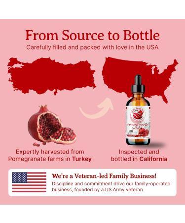 Bella Terra Oils - Organic Pomegranate Seed Oil 16oz - Steeped in Essential Minerals & Vitamins A Symphony for Soft Smooth and Lustrous Skin 16 Fl Oz (Pack of 1) - Buy Online on GoSupps.com