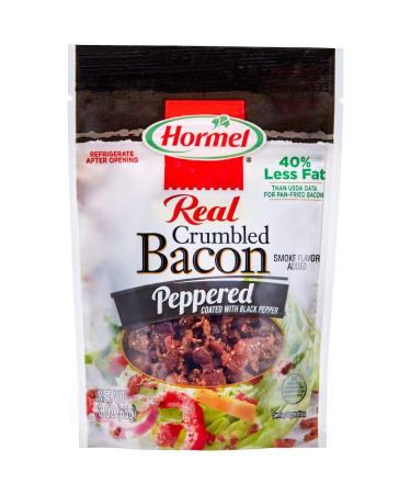 HORMEL Real Peppered Bacon Crumbles, 3 oz Pouch (8 Packages)