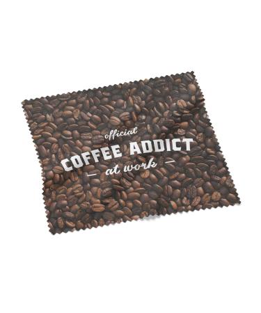 Urban Backwoods Coffee Addicted II Microfiber Cloth - Glasses Cleaning Cloth