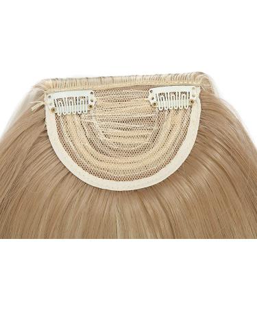 SEGO Clip-in Pony Hairpiece Extensions | Sandy & Bleach Blonde Fringe Bangs | Realistic One Piece Front Hair Extension - Buy Online on GoSupps.com