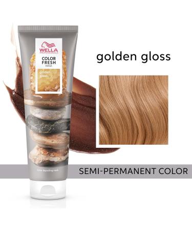 Wella Professional Color Fresh Mask - Copper Hair Golden Gloss | Semi-Permanent Hair Dye - Buy Online on GoSupps.com