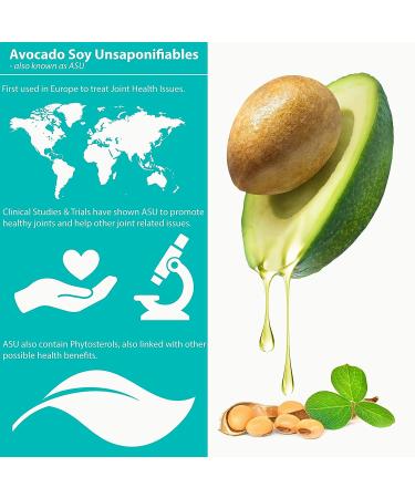 NOULIQ Avocado Soy Unsaponifiables Joint Health Supplement - 300mg, 60 Vegan Capsules - Buy Online on GoSupps.com