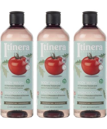  sarcia.eu ITINERA - Regenerating body wash with tomato from Sorrento 95% natural ingredients 370 ml 1 piece - Buy Online on GoSupps.com