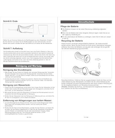 Buy Mouth Shower - 4 Modes Water Flosser | 300ml Water Tank | Test Winner | 30-Day Battery Life | Easy Tongue Cleaner for Oral Care | White & Green - Buy Online on GoSupps.com