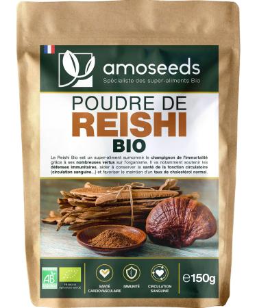 Organic Reishi Powder 150G | Slovenia | Immunity, Relaxation, Antioxidant | Top Quality