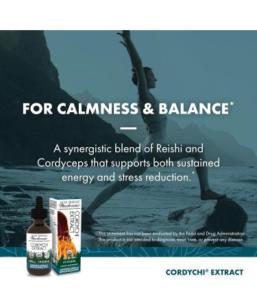 Host Defense CordyChi Extract - Energy & Immune Support Supplement - Cordyceps & Reishi Mushroom Supplement for Relaxation & Respiratory Support - Aids Against Tiredness - 2 fl oz (60 Servings)* 2 Fl Oz (Pack of 1) - Buy Online on GoSupps.com