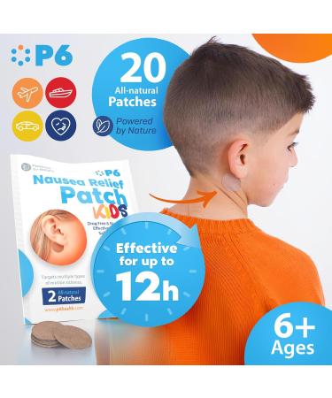 P6 Motion Sickness Patches for Kids - All-Natural Sea & Car Travel Relief - Non-Drowsy Safe Patches for Happy Journeys - Buy Online on GoSupps.com