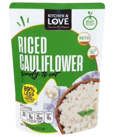 Kitchen & Love Ready to Eat Riced Cauliflower, 8 OZ