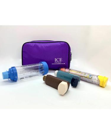 ICE Medical Inhaler Bag - Medium (Purple)
