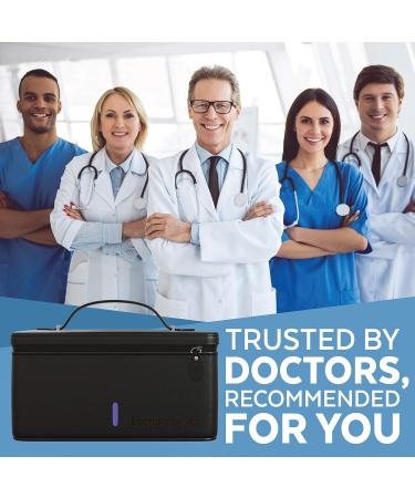Doctor's Choice UV Sanitizer Box - Extra Large Personal UV Sterilizer for Masks, Phones, Glasses, and More - 12x8x5 Inch - Pack of 1 - Buy Online on GoSupps.com