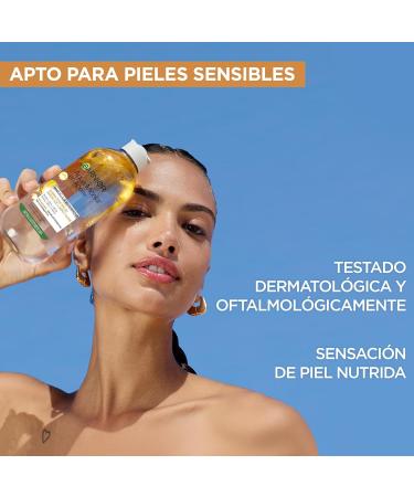  Garnier Garnier Skin Active Micellar Oil Water Removes Long-Lasting Makeup Waterproof Makeup Cleansing and Nourishing Lips Eyes and - Buy Online on GoSupps.com