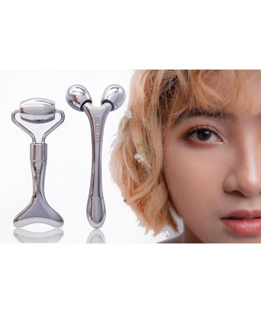 Facial Roller Massager Set - Eliminate Puffiness Diminish Wrinkles Lift & Firm Skin | Zinc Alloy Beauty Tool for Women - International Shipping Available - Buy Online on GoSupps.com