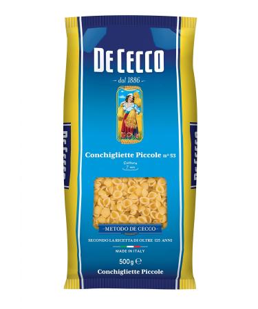 De Cecco Pack of 10 small De Cecco No. 53 Italian pasta shells 500g