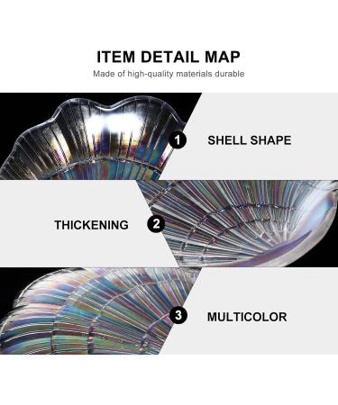 SHERCHPRY Lot de 2 Palettes Transparentes pour Nail Art Plateaux de M lange de Vernis Ongles Plaques DIY pour Peinture Manucure Accessoire L ger et Pratique pour Cr ation de Couleurs - Buy Online on GoSupps.com