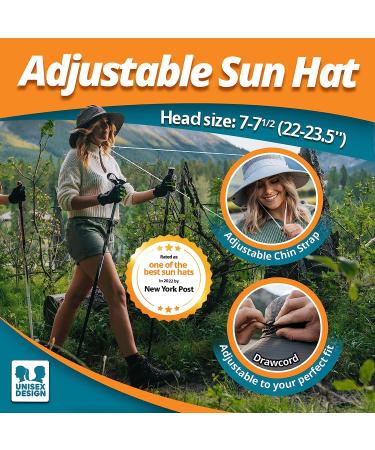 GearTOP Wide Brim Sun Hat for Men and Women - UV Protection Fishing & Hiking Hat - UPF 50+ Beach Hat in Beige - Buy Online on GoSupps.com