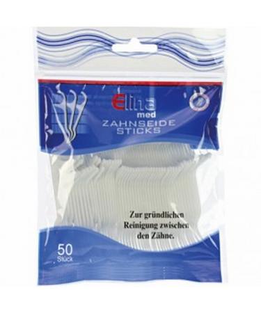 Elina Med dental floss sticks 50 pieces pack of 3 (3x 50 pieces)