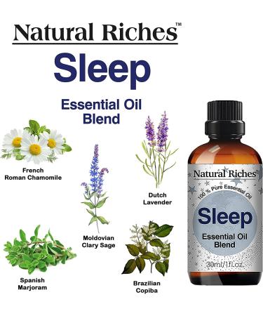 Natural Riches Good Night Sleep Blend - 30ml Pure Calming Essential Oil, Therapeutic Grade - Buy Online on GoSupps.com