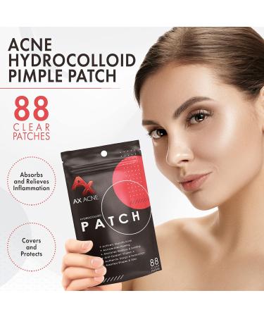 AX Acne Hydrocolloid Pimple Patch Bandage Variety Pack | Skincare Spot Treatment for Clearing Pores and Blemishes - Buy Online on GoSupps.com