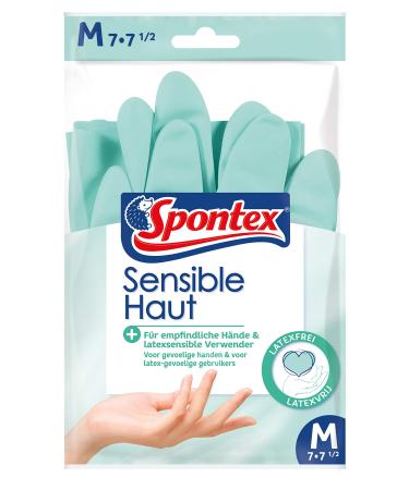 Spontex sensitive skin skin -friendly household gloves for sensitive hands and latex allergy