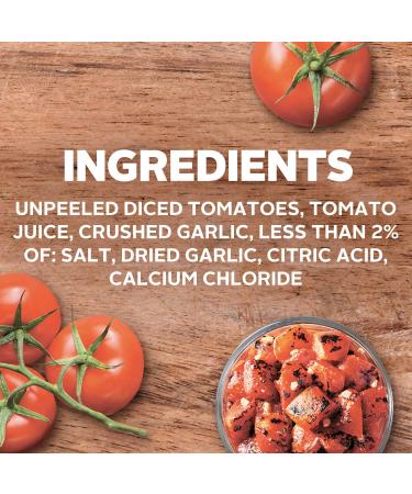 Hunt's Fire Roasted Diced Tomatoes with Garlic 14.5 oz (12 Pack) - Keto Friendly - Buy Online on GoSupps.com