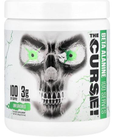 JNX SPORTS The Curse! Beta Alanine Powder - Unflavored 100 Servings 3g per Serving GMP Compliant Non-GMO Made in The USA Dietary Friendly - Buy Online on GoSupps.com