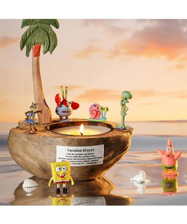 Juju Coconut Shell Aromatherapy Candle - Large Scented Candle Set for Women - Eco-Friendly Gift with Sponge - Buy Online on GoSupps.com