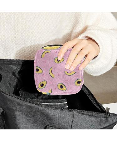GIAPB Period Bag - Avocado Pattern Period Pouch & Travel Makeup Bag (Color3017) - Buy Online on GoSupps.com